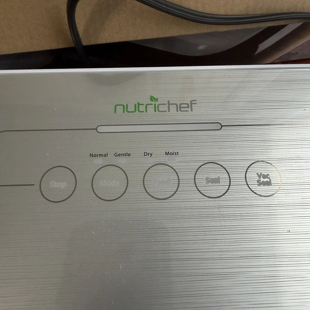 Nutrichef PKVS18 Automatic Food Vacuum Sealer + Bags Cottage Freezer Meals Gifts